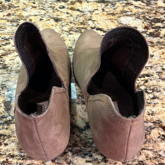 Steve Madden Adelphie Brown Tan Leather Boots Size 9 - Picture 10 of 11
